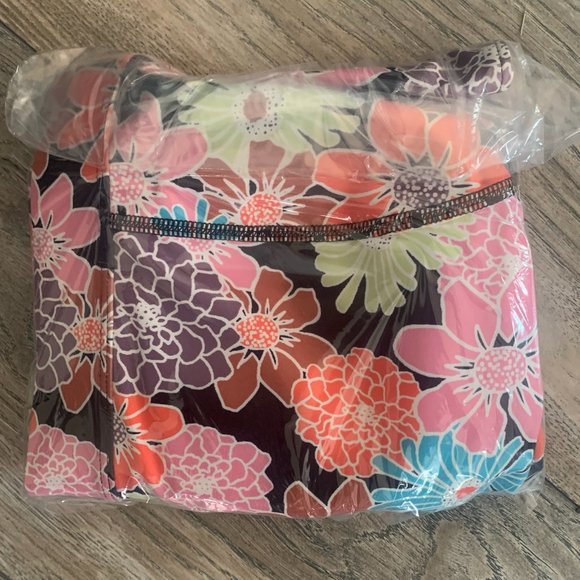 NWT WVVY BT FITTY BRITTTTY POWER ONE SHOULDER BRA BLACK FLORAL PRINT MEDIUM - Picture 12 of 12